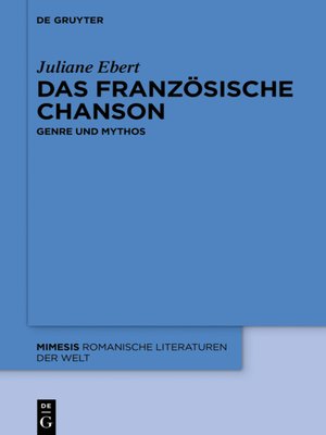 cover image of Das französische Chanson